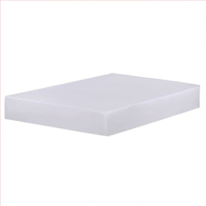 300 Thread Count White Silky Soft Satin Fitted Bed Sheets