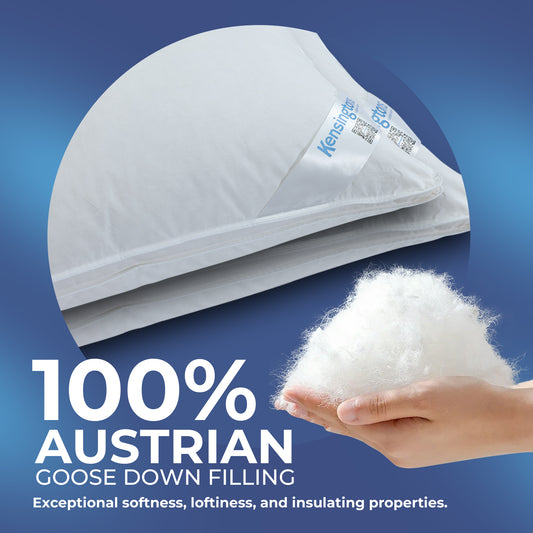 100% Austrian Goose Down Pillow