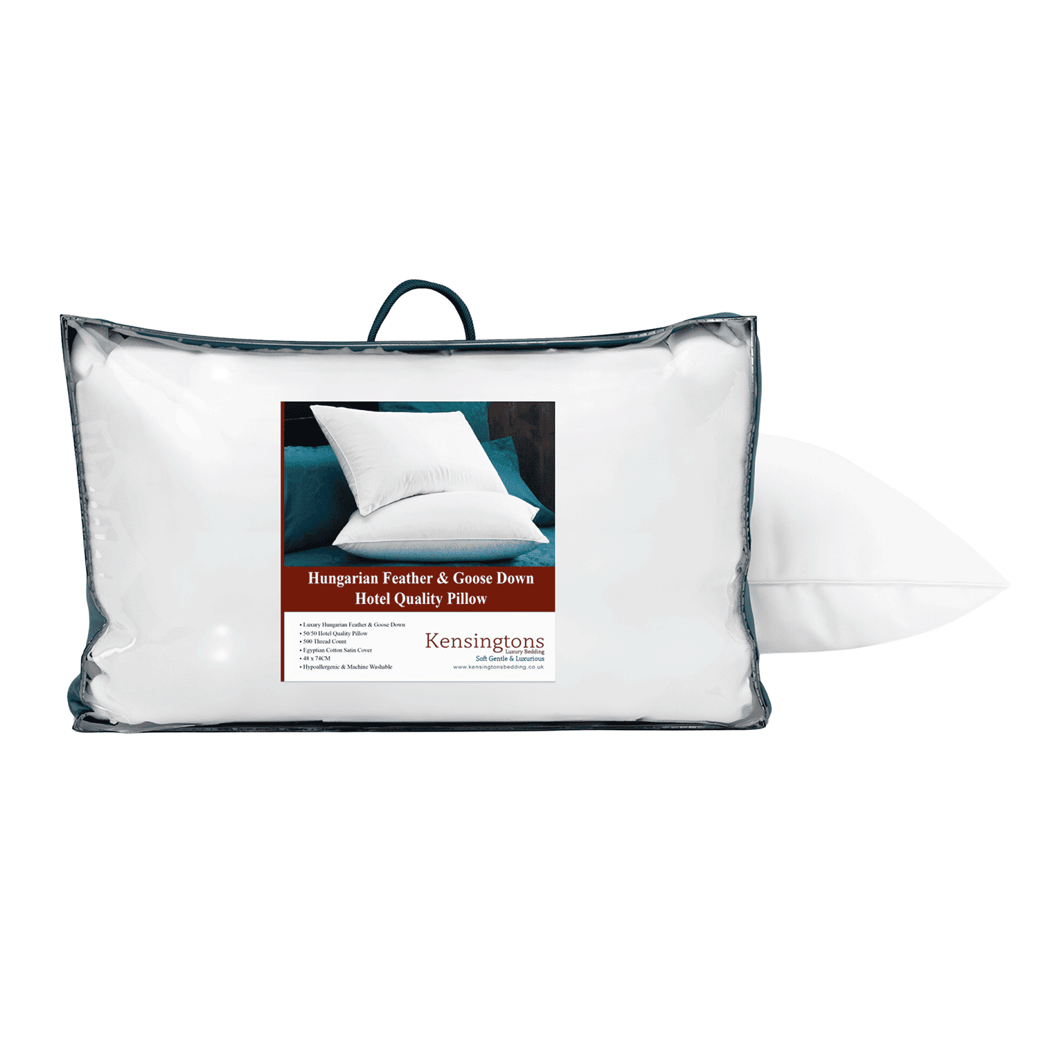 Luxury Hungarian Feather Goose Down Pillow 1000 G