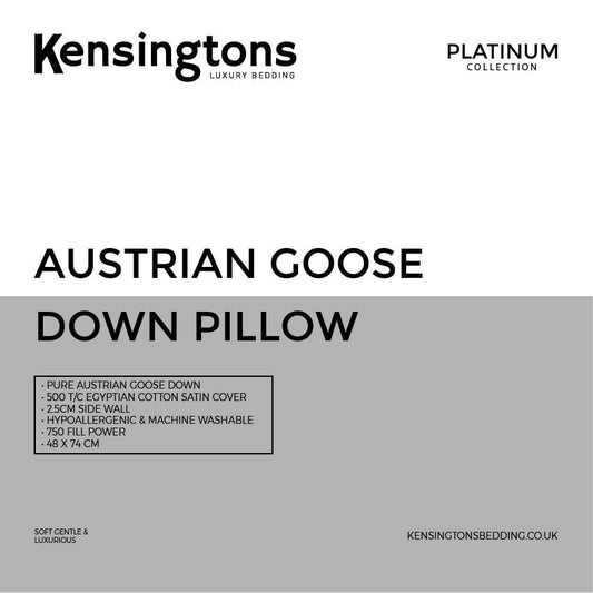 Austrian Goose Down Pillow