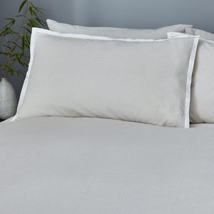 Seersucker Duvet Cover Bedding Set With Pillowcase