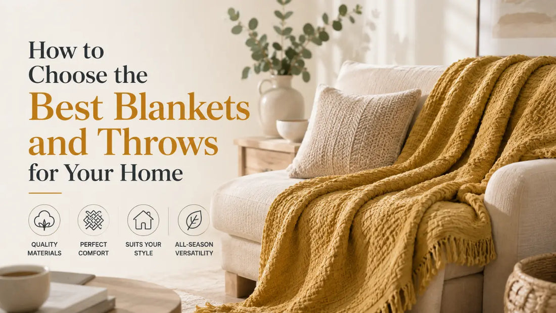 How to Choose the Best Blankets and Throws for Your Home