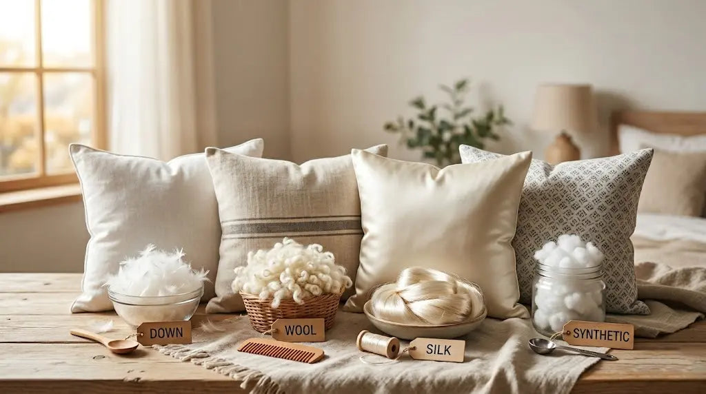 Best Pillow Fillings Compared: Down, Wool, Silk & Synthetic