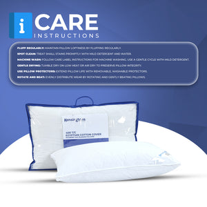 400 T/C Egyptian Cotton Cover Mulberry Silk Blended Pillows