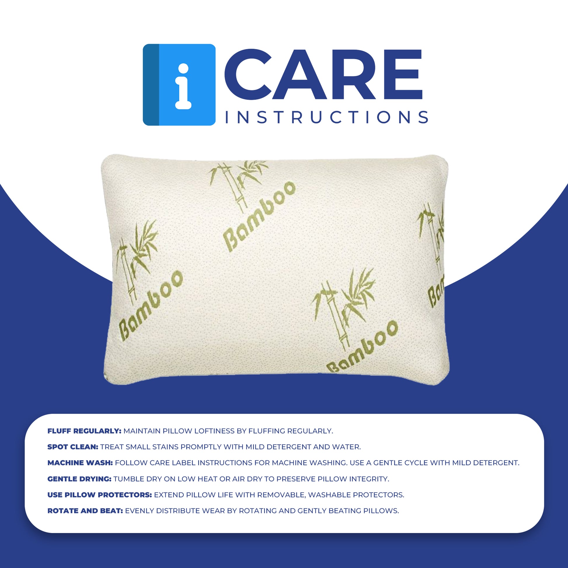 100% Natural Bamboo Pillow