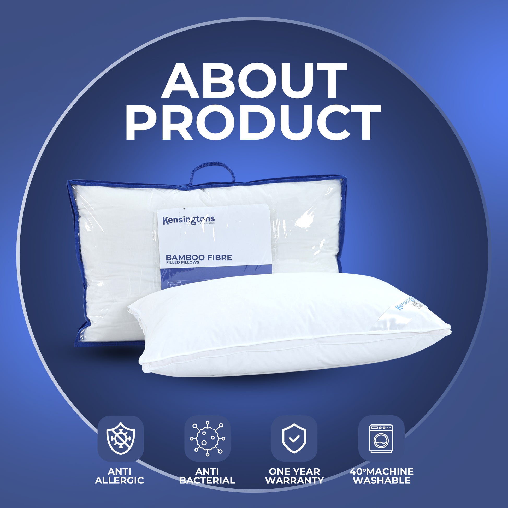 Bamboo Fibre Filled Pillows