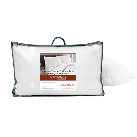 Canadian Feather & Goose Down Hotel Quality Pillow