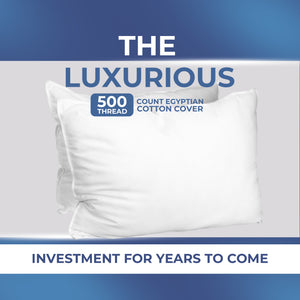 Hungarian Feather & Goose Down Pillow - Hotel Quality