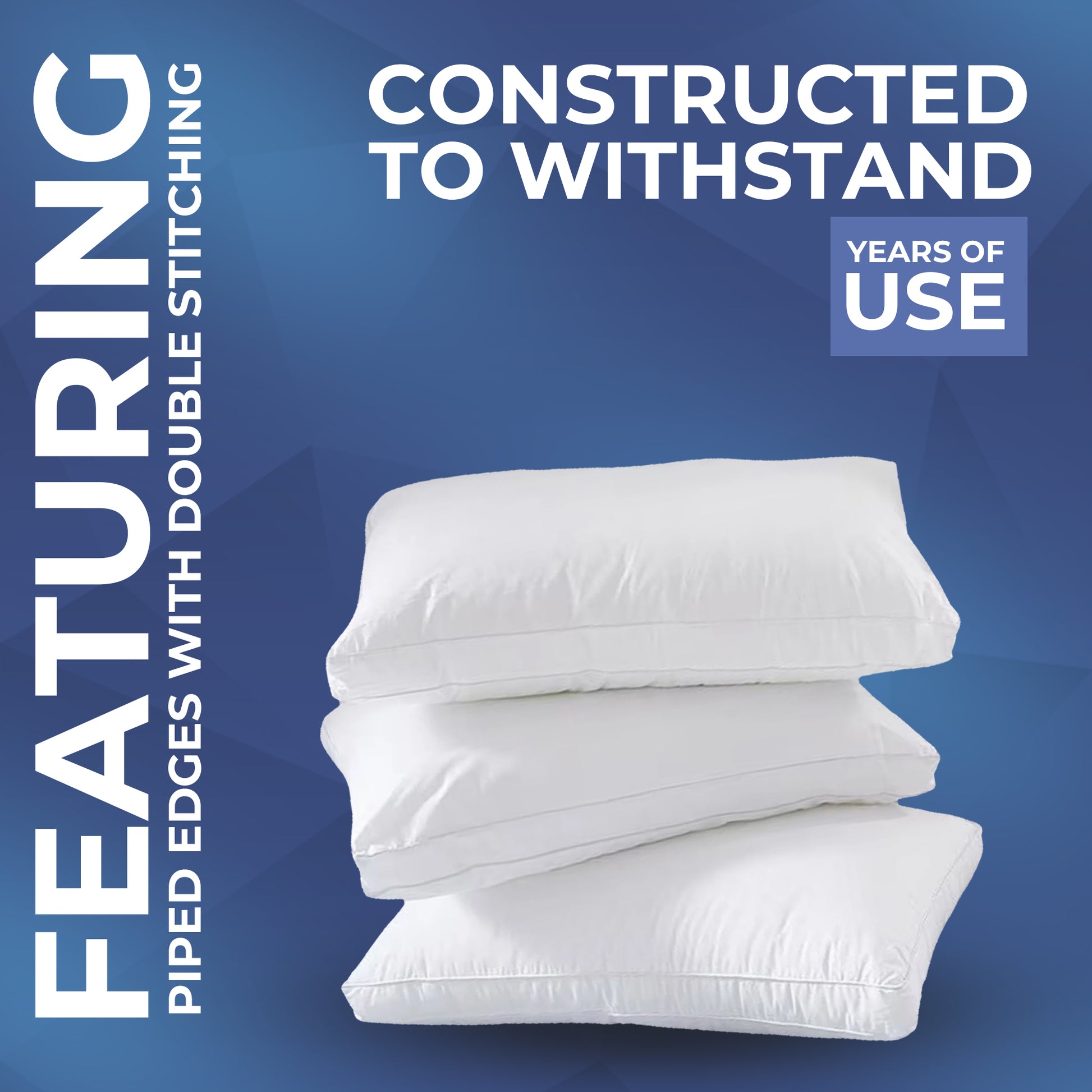 100% Pure Silk Mulberry Filled Pillows 1300G with 400 T/C Egyptian Cotton Cover