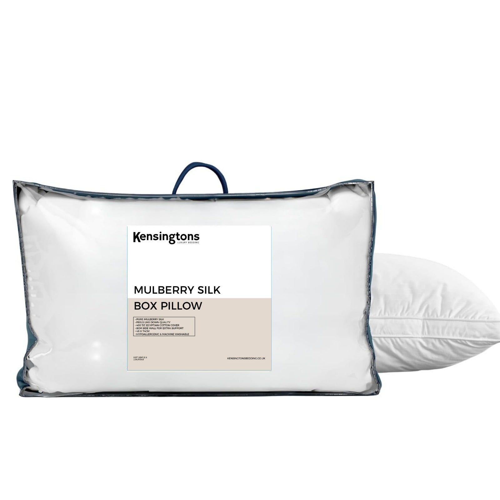 400 T/C Egyptian Cotton Cover Mulberry Silk Box Pillow