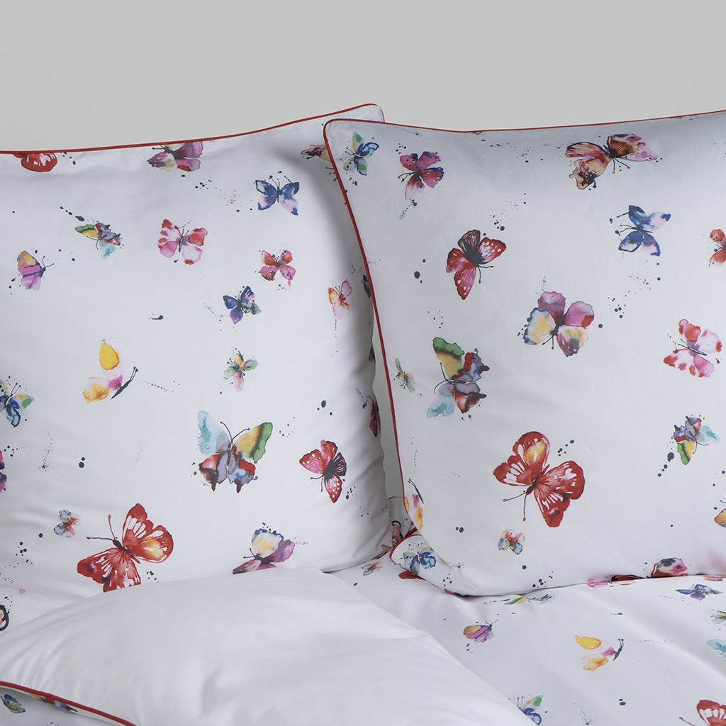 400TC 100% Percale Cotton Duvet Cover Set Butterfly