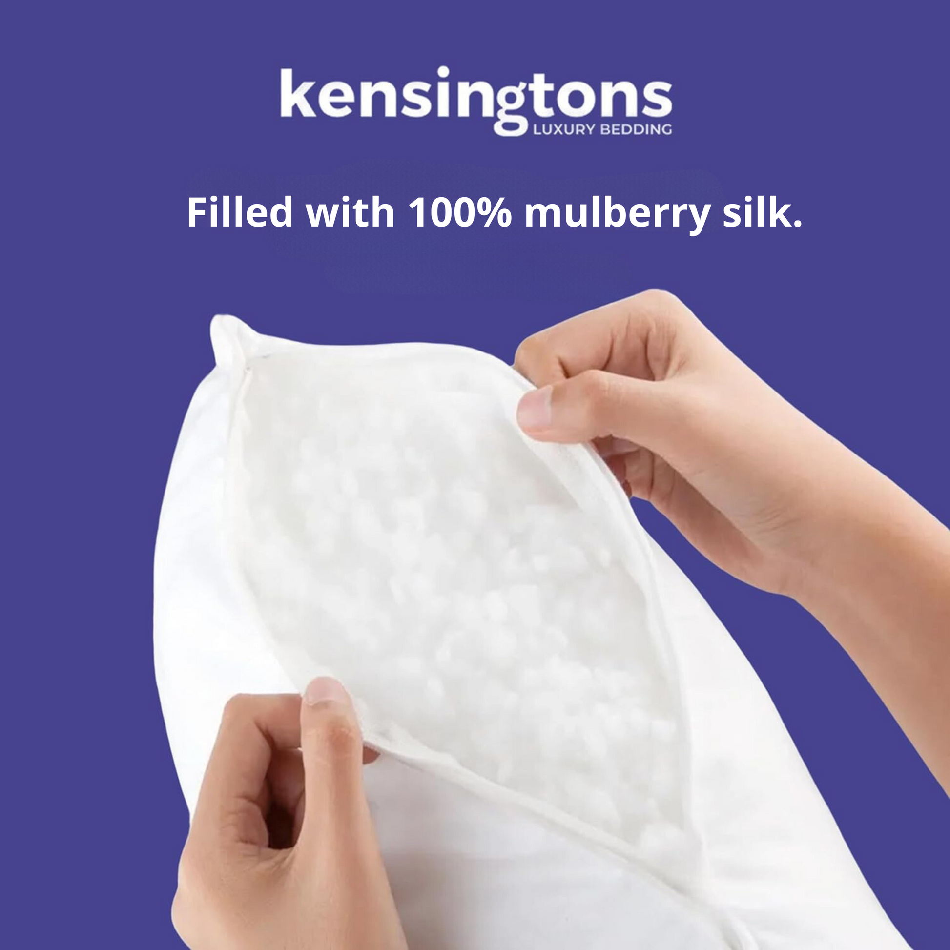 400 T/C Egyptian Cotton Cover Mulberry Silk Box Pillow