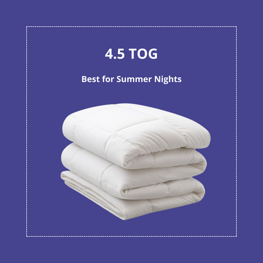 100% Mulberry Silk Duvets - 4.5 Tog